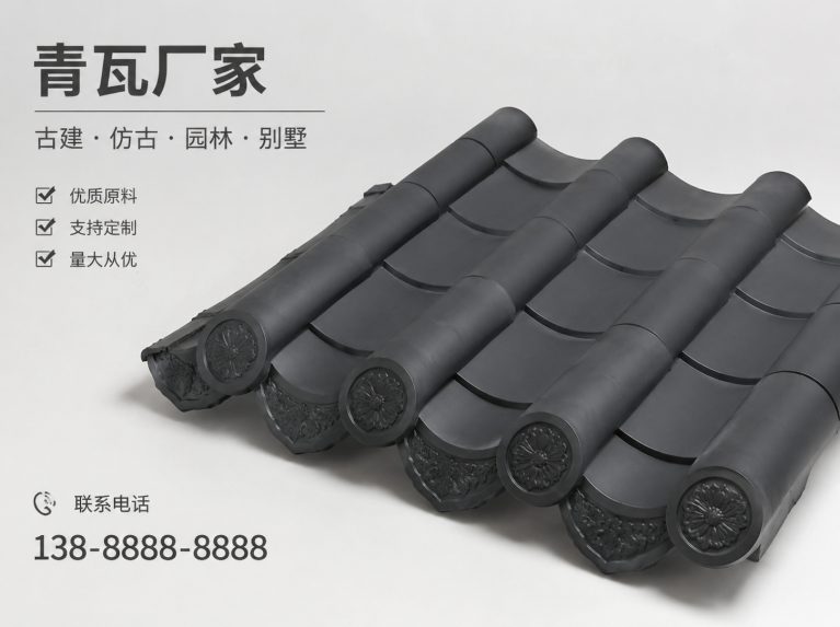 蚌埠古建脊瓦与封头瓦